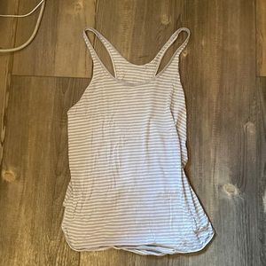 thin striped lululemon tank top